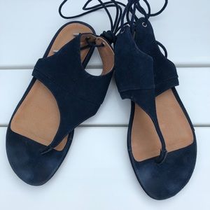 Gentle Souls Wrap Around Sandals Size 7.5